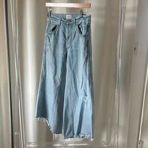 NWOT Citizens of Humanity Wide Leg Crop Jeans
